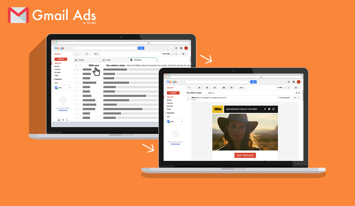 Quảng cáo Gmail Ads 