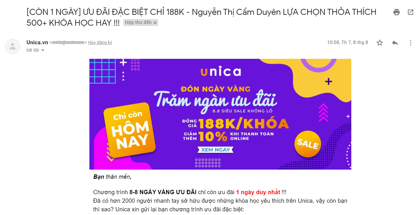 Đảm bảo chất lượng email gửi đi