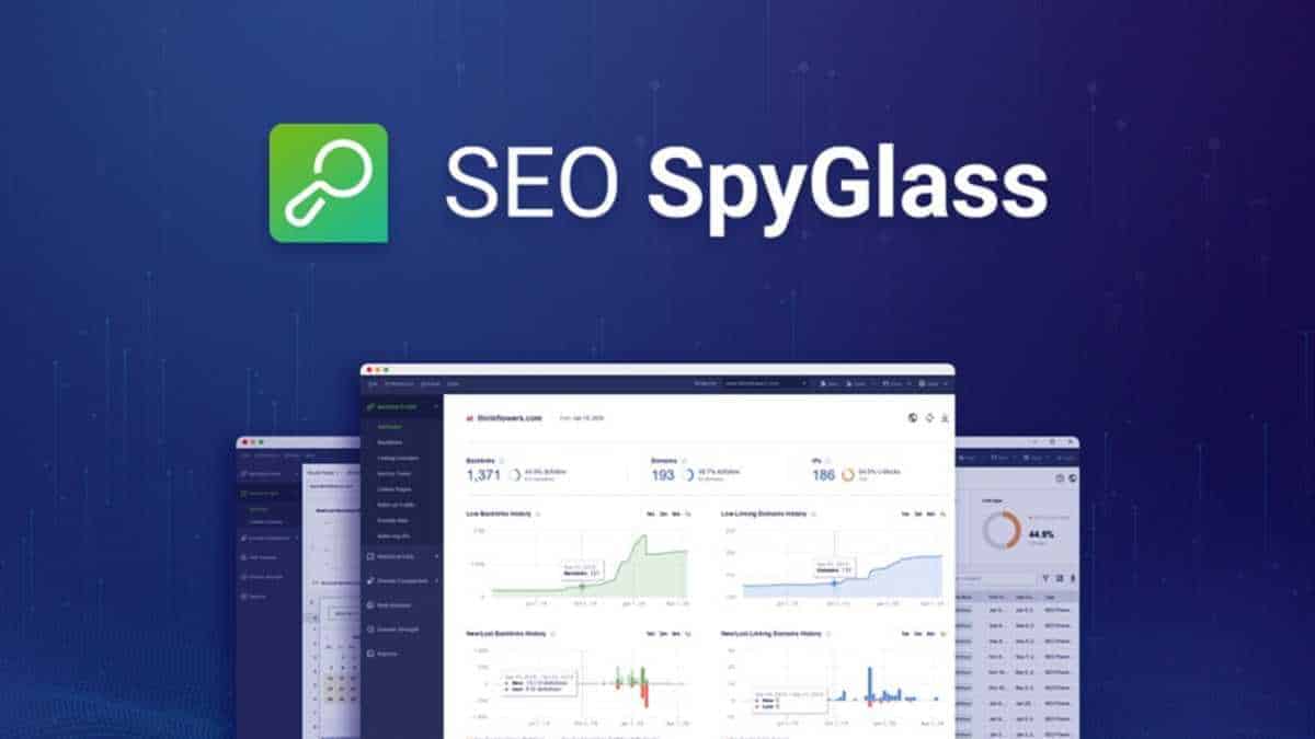 SEO SpyGlass - công cụ giúp phân tích, quản lý các backlink